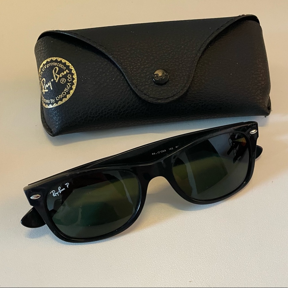 Unisex black Ray-Ban Wayfarer Polarized